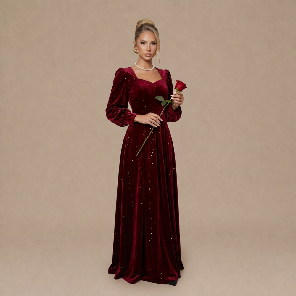 evening gown for banquetselegant and sophisticated