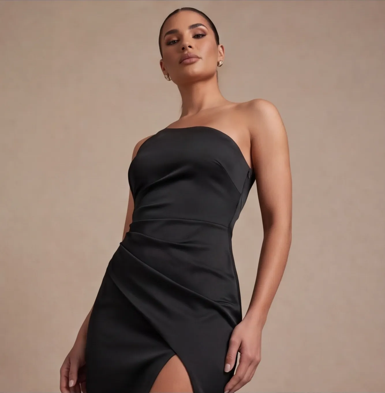 monaco one shoulder pleated gown monaco one shoulder pleated gown