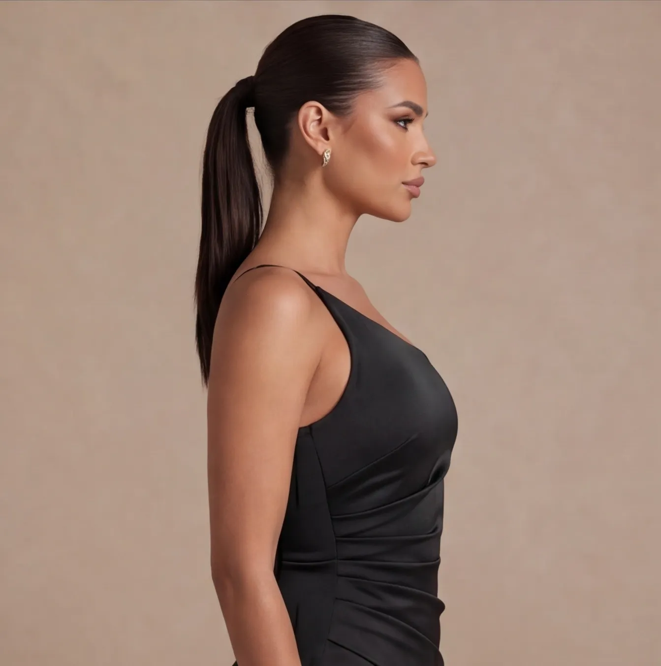 monaco one shoulder pleated gown monaco one shoulder pleated gown