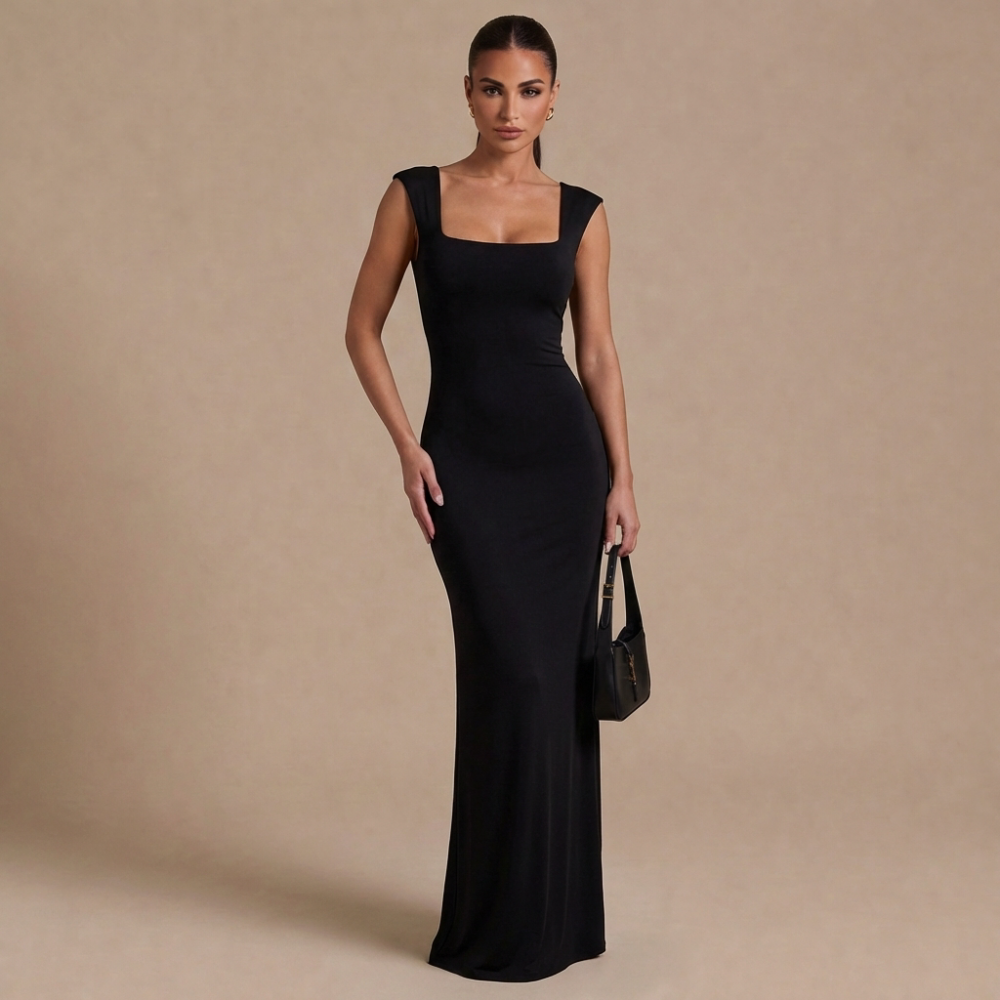 women's french style elegant sheath dress