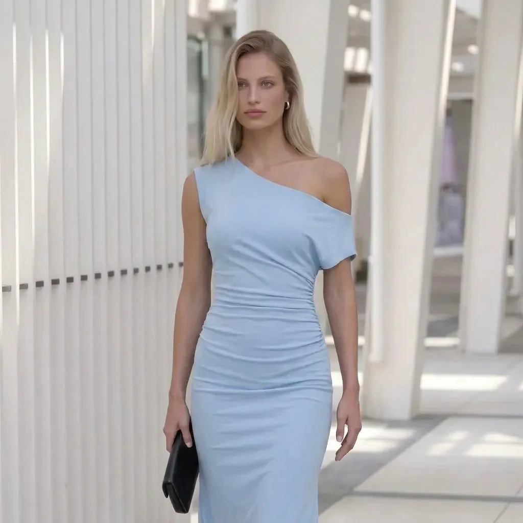 Capri Off-Shoulder Fitted Dress